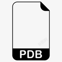 PDB文件格式pdb文件文件扩展名文件格式图标高清图片