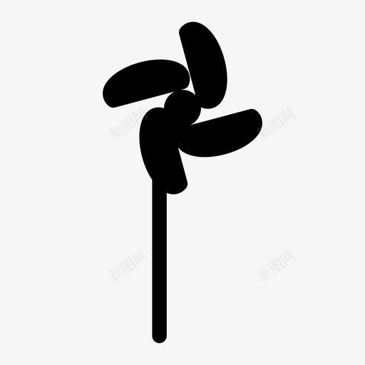 风车玩具风车图标svg_新图网 https://ixintu.com 风车 风车玩具