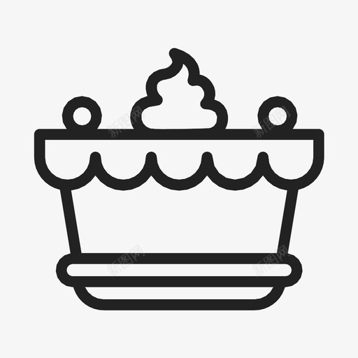 馅饼秋天甜点图标svg_新图网 https://ixintu.com 感恩节 派 甜点 秋天 馅饼