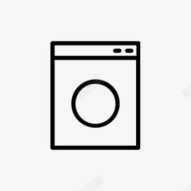 洗衣机家电装饰图标图标