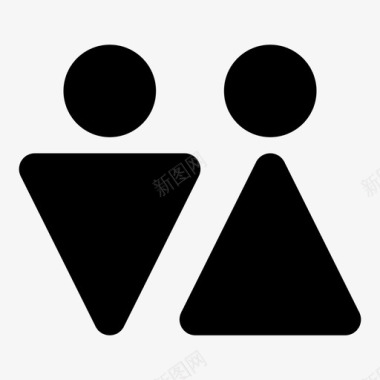 男人和女人女人团体图标图标