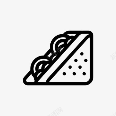 三明治菜快餐图标图标