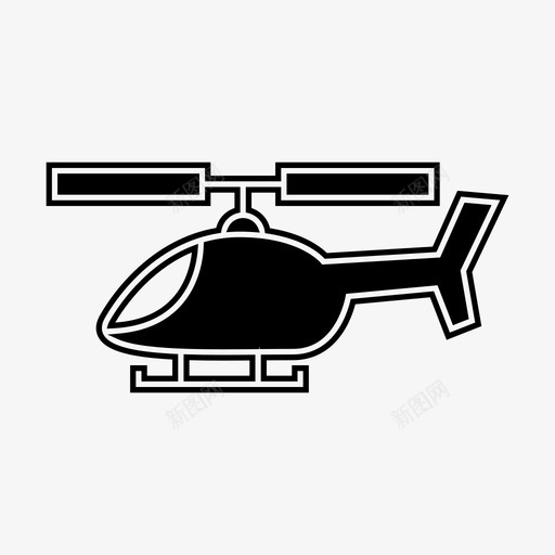 直升机飞机阿帕奇图标svg_新图网 https://ixintu.com 旋翼机 直升机 运输 阿帕奇 飞机