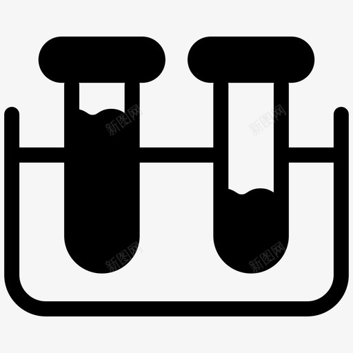 试管生物学实验图标svg_新图网 https://ixintu.com 实验 生物填充 生物学 试管