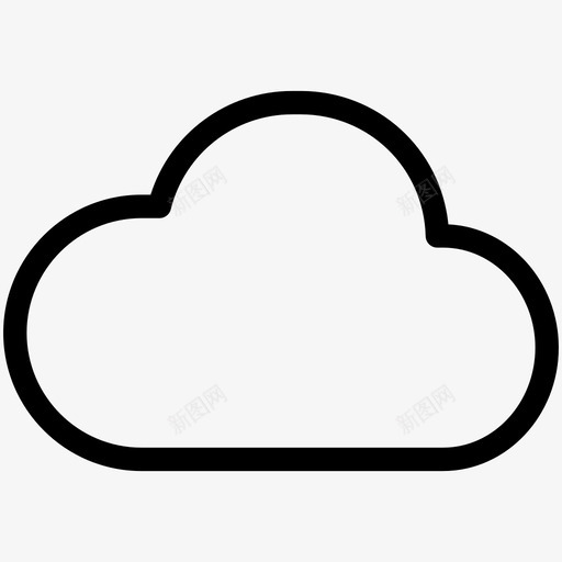云多云天气预报图标svg_新图网 https://ixintu.com 云 多云 天气 天气3 天气预报