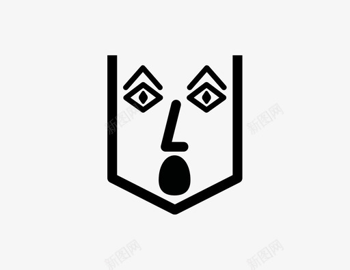 害怕的脸情绪表情图标svg_新图网 https://ixintu.com 害怕 害怕的脸 情绪 惊讶 表情