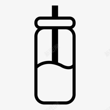 奶瓶婴儿奶瓶杯子图标图标