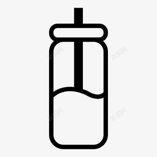 奶瓶婴儿奶瓶杯子图标svg_新图网 https://ixintu.com 奶瓶 婴儿奶瓶 杯子