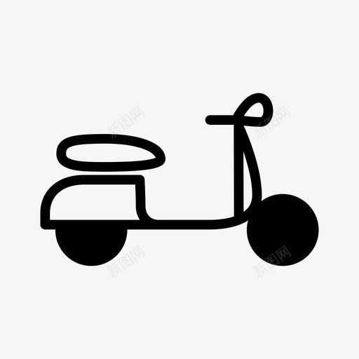 滑板车自行车摩托车图标svg_新图网 https://ixintu.com 摩托车 汽车 滑板车 自行车 速度自行车