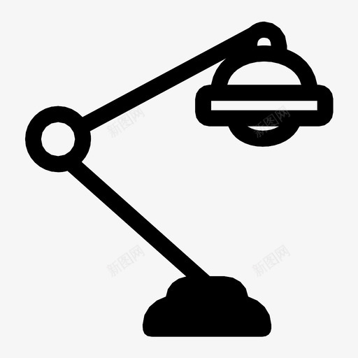 灯电灯灯罩图标svg_新图网 https://ixintu.com 灯 灯罩 电灯 阅读灯