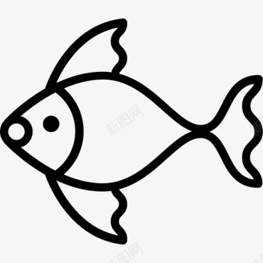 鱼水产钓鱼图标图标