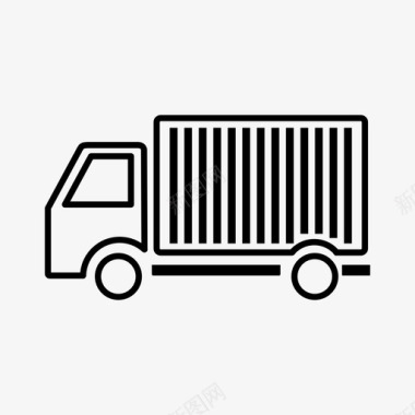 交货包交货箱交货卡车图标图标