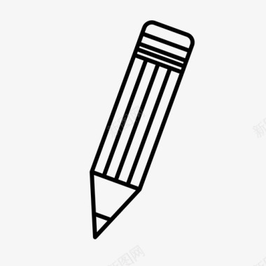 铅笔想法科学图标图标