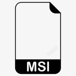 MSI格式msi文件文件扩展名文件格式图标高清图片