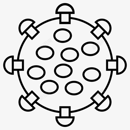 乙型肝炎细菌感染图标svg_新图网 https://ixintu.com 乙型肝炎 感染 病毒 细菌 药物