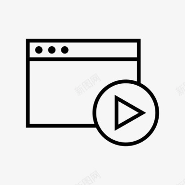 视频广告音频音乐播放器图标图标