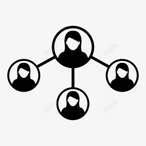 共享连接群组图标svg_新图网 https://ixintu.com 人物 共享 社交媒体 网络 网络图标商务人士连接向量32 群组 连接