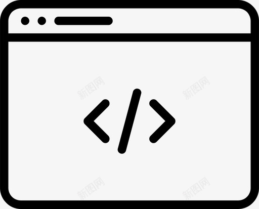 浏览器代码网站图标svg_新图网 https://ixintu.com 浏览器代码 网站