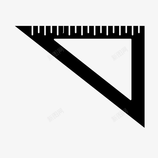 设置正方形几何量角器图标svg_新图网 https://ixintu.com 几何 尺子 工具 建筑 设置正方形 量角器