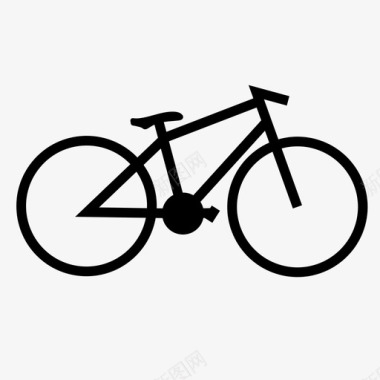 山地自行车自行车mtb图标图标