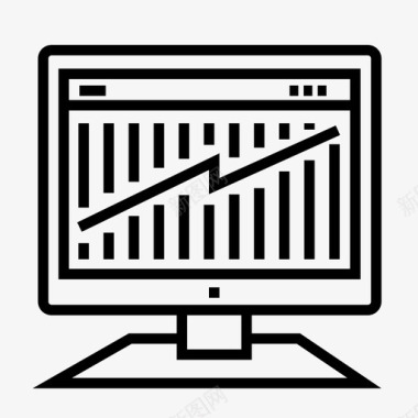 图形演示计算机在线演示图标图标