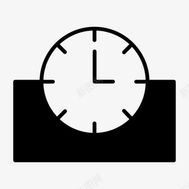 时间模拟时钟钟面图标图标