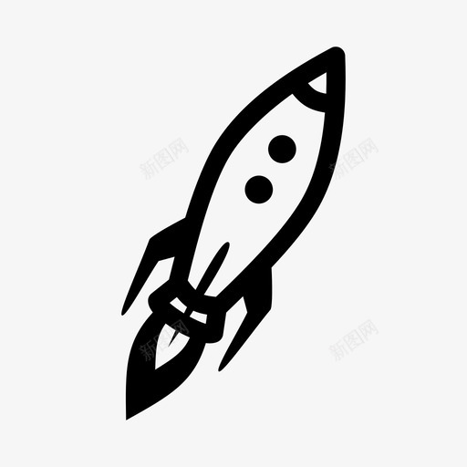 太空火箭导弹火箭发射图标svg_新图网 https://ixintu.com 太空火箭 导弹 火箭发射 火箭飞船