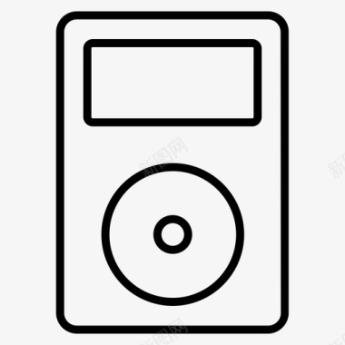 ipod音频播放器娱乐图标图标