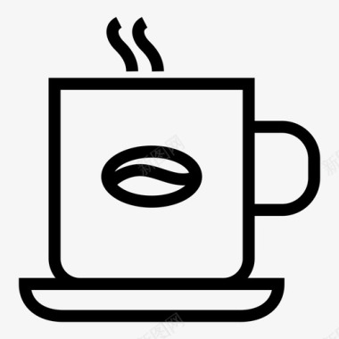 咖啡一杯咖啡热饮图标图标