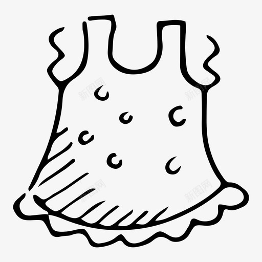 围裙衣服烹饪图标svg_新图网 https://ixintu.com 围裙 烹饪 衣服 让我们清理涂鸦