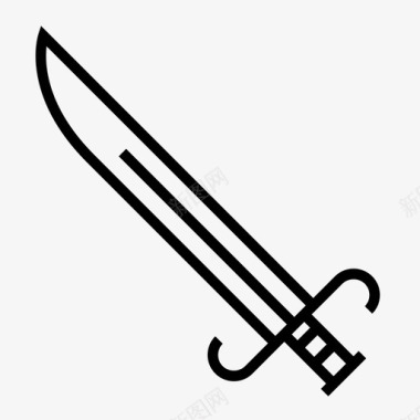 剑长剑武器图标图标