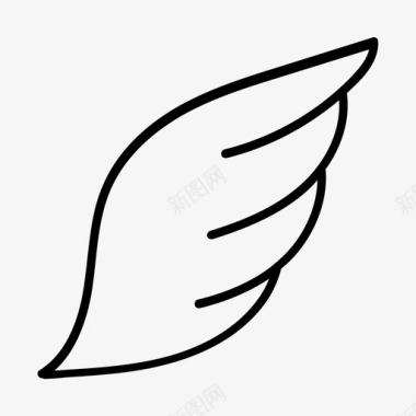 翅膀天使小鸟图标图标