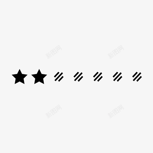 双星评级评级评级量表图标svg_新图网 https://ixintu.com 双星评级 评级 评级星 评级量表