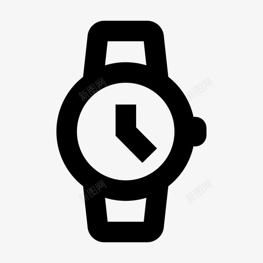 手表时钟时尚图标svg_新图网 https://ixintu.com 手腕 手表 时尚 时钟 时间 材料图标