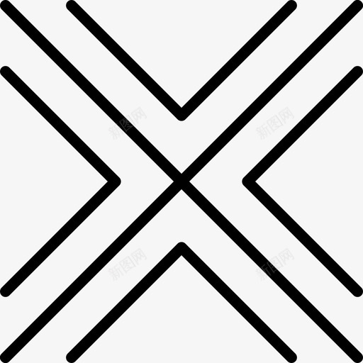 十字架装饰图标svg_新图网 https://ixintu.com 十字架 图案 形状图案薄 装饰 设计