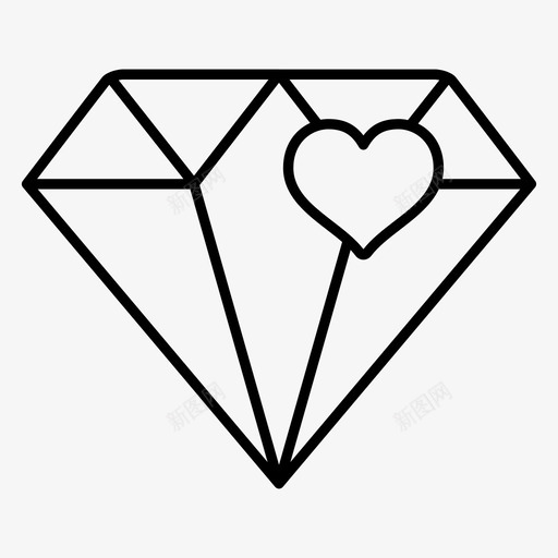 水晶钻石绿宝石图标svg_新图网 https://ixintu.com 婚礼 水晶 珍品 珠宝 绿宝石 钻石