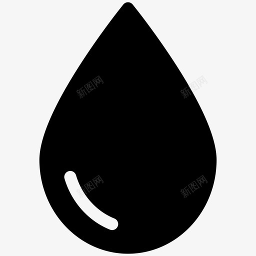 液滴血伤图标svg_新图网 https://ixintu.com 伤 实验室设备填充 水 液滴 血