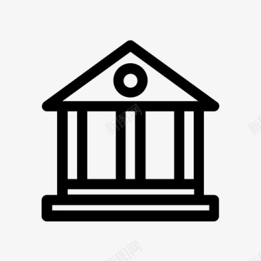 法律银行经济图标图标