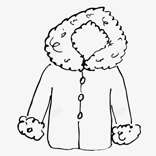 外套衣服冬天图标svg_新图网 https://ixintu.com 冬天 外套 粗略的图标 衣服