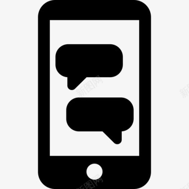 短信智能手机教育性图标图标