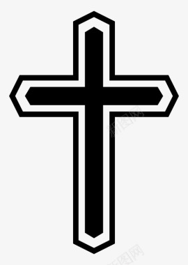 十字架天主教基督教图标图标