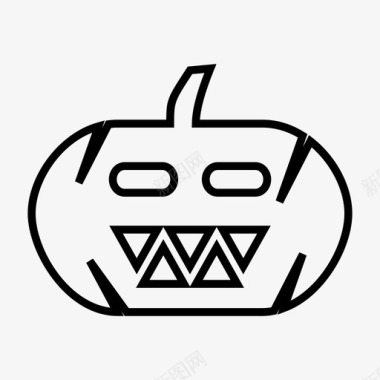杰克兰顿杰克o灯笼坏图标图标