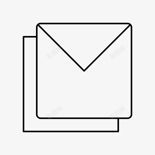 邮件按钮邮件按钮图标svg_新图网 https://ixintu.com 导航 按钮 纸张 邮件 邮件按钮