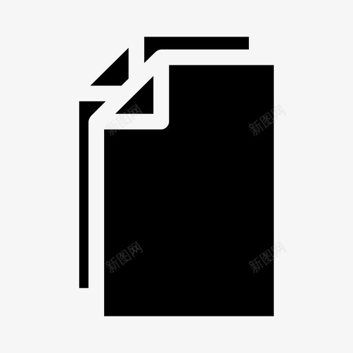多个文件文件重复文件图标svg_新图网 https://ixintu.com 多个文件 文件 重复文件