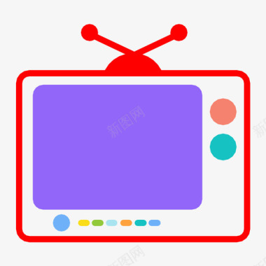 电视天线电子产品图标图标
