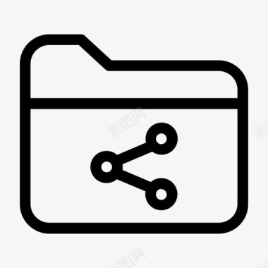 文件夹网络共享图标图标
