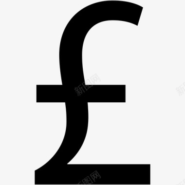 英镑现金英语图标图标