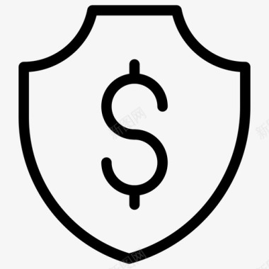 安全银行保护图标图标