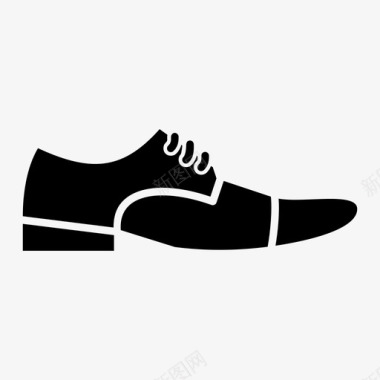 鞋靴子时尚图标图标