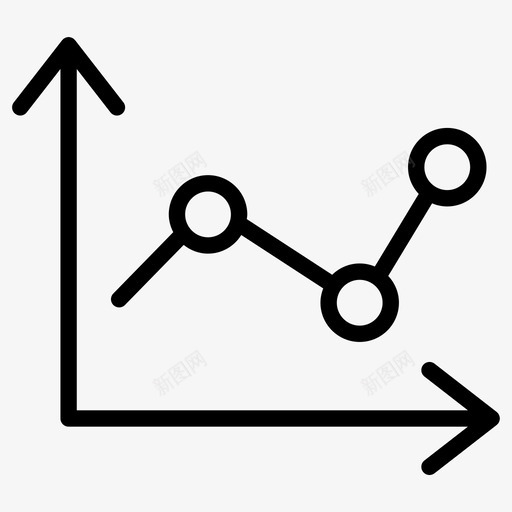 图表增长统计图标svg_新图网 https://ixintu.com 业务精简 图表 增长 统计